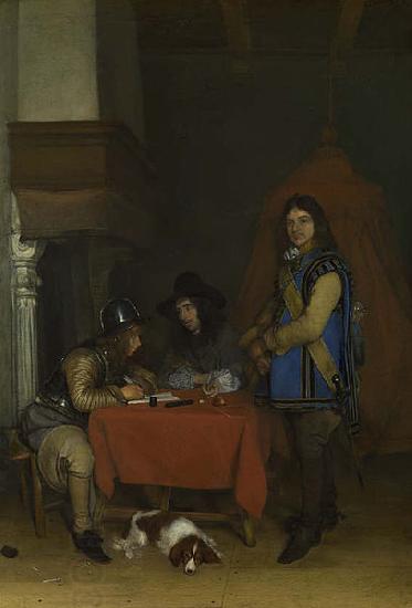 Adriaan de Lelie An Officer dictating a Letter China oil painting art